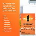 thumbnail image 6 of One A Day Women's Petites Tablets, Multivitamins for Women, 160 Ct, 6 of 11