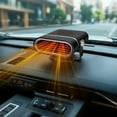 thumbnail image 5 of Car Heater, 2-In-1 Multi-Function Portable,150W 12V Car Heater That Plugs Into Cigarette Lighter, Portable Windshield Defogger And Defroster, 360° Free Adjustment, Quick Heating Defrost And Defogging, 5 of 5