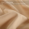 thumbnail image 6 of JML King Size Bed Sheet Set Beige,4 Piece Brushed Microfiber, 14" Deep Pocket, Beige, 6 of 6