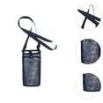 thumbnail image 3 of Soporte para botella de agua Colamx bandolera de malla para gimnasio senderismo y caminar Negro, 3 of 6