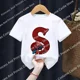 thumbnail image 3 of Camiseta de algodón para niños, niña y niño, Marvels, SpiderMan, letras de la A a la Z, ropa de dibujos animados Kawaii, camisetas para niños, camisetas casuales de moda para bebés pequeños, 3 of 5