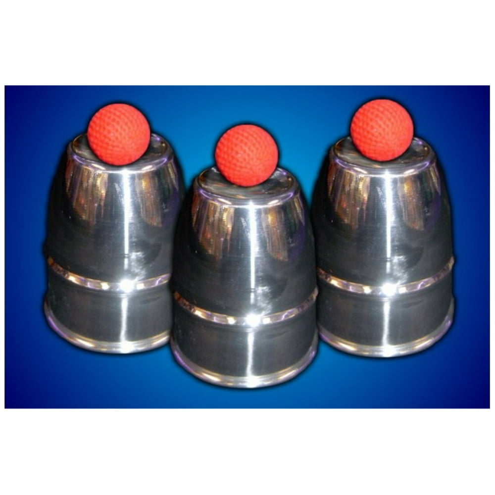 Professional Cups and Balls Magic Trick The Balls Appear, Disappear