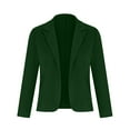 thumbnail image 3 of Chuancc Blazers for Women Women'S Casual Solid Color Suit Jacket Lapel Keep Warm and Slim Loose Long Sleeve Fashion Cardigan Coat Fall Outfits for Women 2024 Tops for Women Trendy, 3 of 4