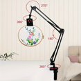 thumbnail image 3 of HLONK Embroidery Hoop Stand with 360° Rotatable Arm  3-in-1 Adjustable Clip Holder for Tablet and Mobile Phone  Multi-Purpose Metal Folding Bracket for Desk  Bed  and Kitchen Use - Fanta, 3 of 7