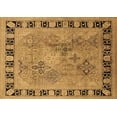 thumbnail image 1 of Ahgly Company Indoor Rectangle Oriental Brown Traditional Area Rugs, 2' x 5', 1 of 4