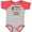 Baseball Heather and Red, variant on Inktastic My Daddy Graduated and I'm Super Proud Boys or Girls Baby Bodysuit