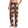 thumbnail image 2 of FORMRS Mens Pajama Pants with Pockets Cotton Sleepwear Lounge Bottoms Sizes S-2XL, Star Spangled Squares, 2 of 7