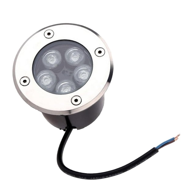 Luz LED impermeable Cálida 5W Lámpara de de 5W cálido kusrkot Luz subterránea del LED