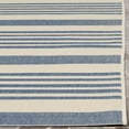 thumbnail image 5 of Safavieh Courtyard Caroline Striped Indoor/Outdoor Area Rug, Beige/Blue, 5'3" x 7'7", 5 of 11