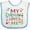 White and Blue, variant on Inktastic My Memaw Loves Me Girl Grandchild Girls Baby Bib