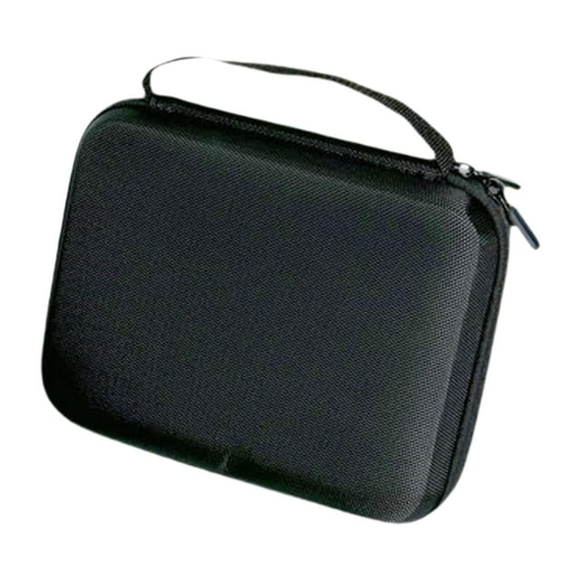 Estuche profesional para yoyo con asa, bolsa interior de malla y 6 compartimentos para guardar bolas. negro