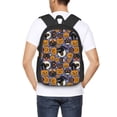 thumbnail image 4 of Fotbe Spooky Cats And Halloween Pumpkins Mochila para Hombre y Mujer - Tela Oxford 600D Resistente - Mochila Impermeable de Gran Capacidad para Escuela, Viajes y Senderismo, 4 of 6