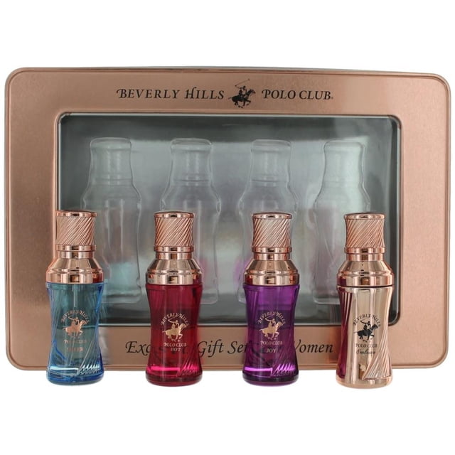 Set de regalo de perfume Beverly Hills Polo Club Rose Gold para mujer