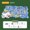 thumbnail image 2 of ChicYu DIY Track Building Set 25 Pieces with 3 Modes for Originality Construction Play 5 to 10 Years Old Educational Puzzle Track Car Playset for Kids C, 2 of 5