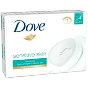 Dove Sensitive Skin Beauty Bar 4 Oz, 14 Ct