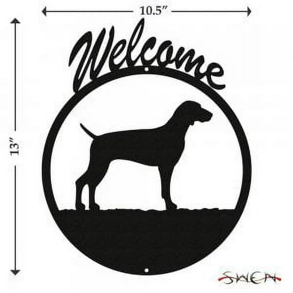 WEIMARANER Welcome Sign