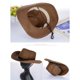 thumbnail image 5 of 2x Sombreros o Artesanía pura Vaquero Fresco al aire libre Café + Beige Sunnimix sombreros para sol para mujer, 5 of 8
