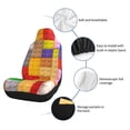 thumbnail image 6 of Pofeuu Colorful Plastic Blocks Pattern Print Automotive Car Seat Covers Flat Cloth Full Set Seat Covers,Car Seat Covers front seats for Cars Trucks and SUVs-1, 6 of 9