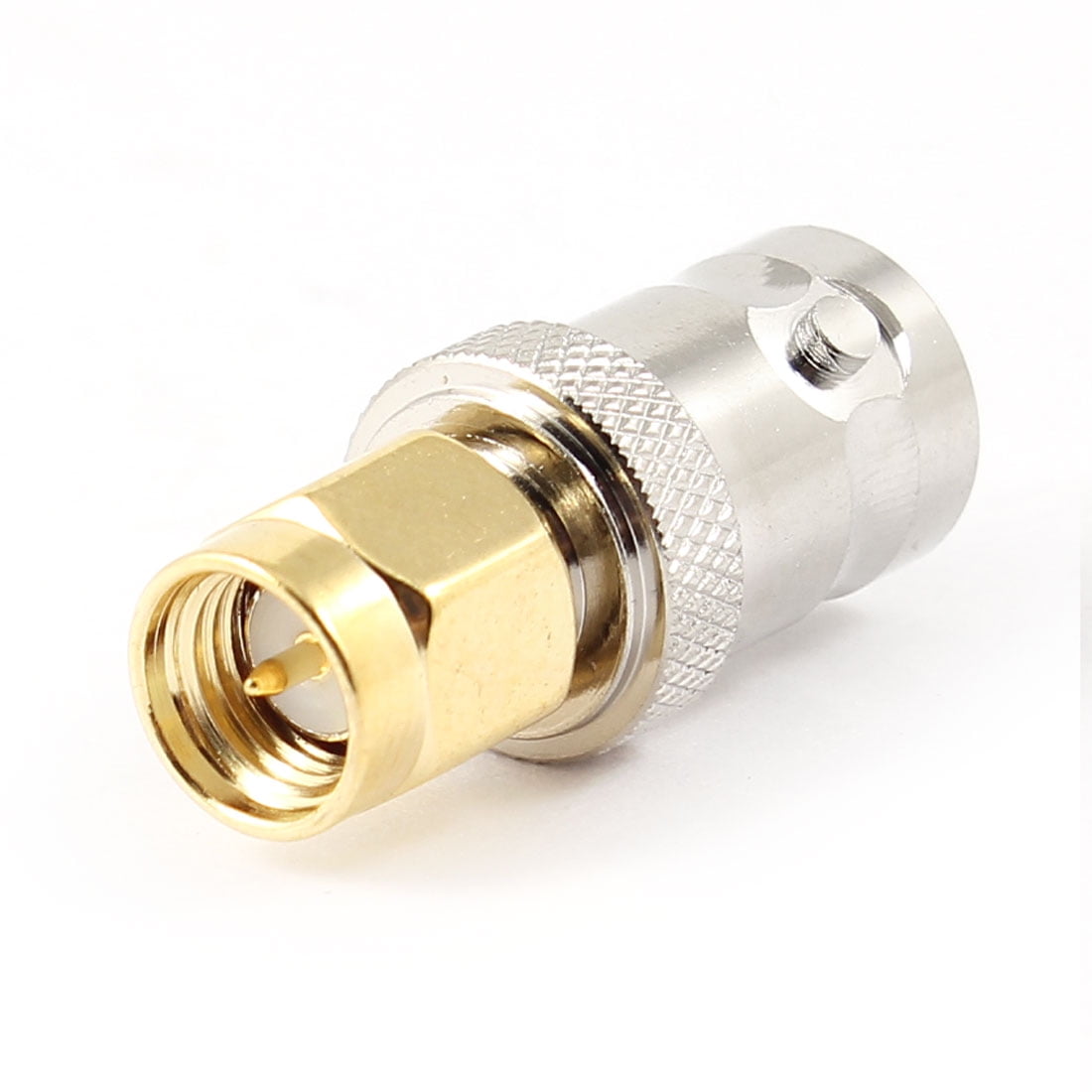 uxcell 5 Pcs Gold Tone SMA Male to SMA Male Connector RF Coaxial Adapter Connector 