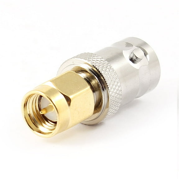 Unique Bargains SMA Male Jack to BNC Female Plug RF Coaxial Antenna Connector