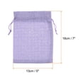thumbnail image 2 of REGALWOVEN Small Burlap Bags with Drawstrings, Gift Bag Jewelry Pouches Purple 5" x 7", 2 of 5
