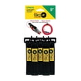 thumbnail image 1 of Correas de almacenamiento Wrap-It de 9 pulgadas, negras, paquete de 5 unidades, 10 libras de resistencia, 1 of 1