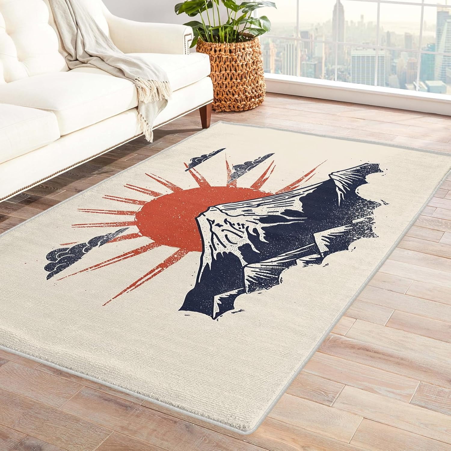 Japanese Rugs for Living Room - 2x3 Rug - Japanese Rug - Japan