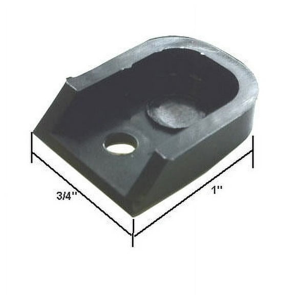 Gordon Glass® Sliding Shower Door Plastic Finger Pull - Pack of 2