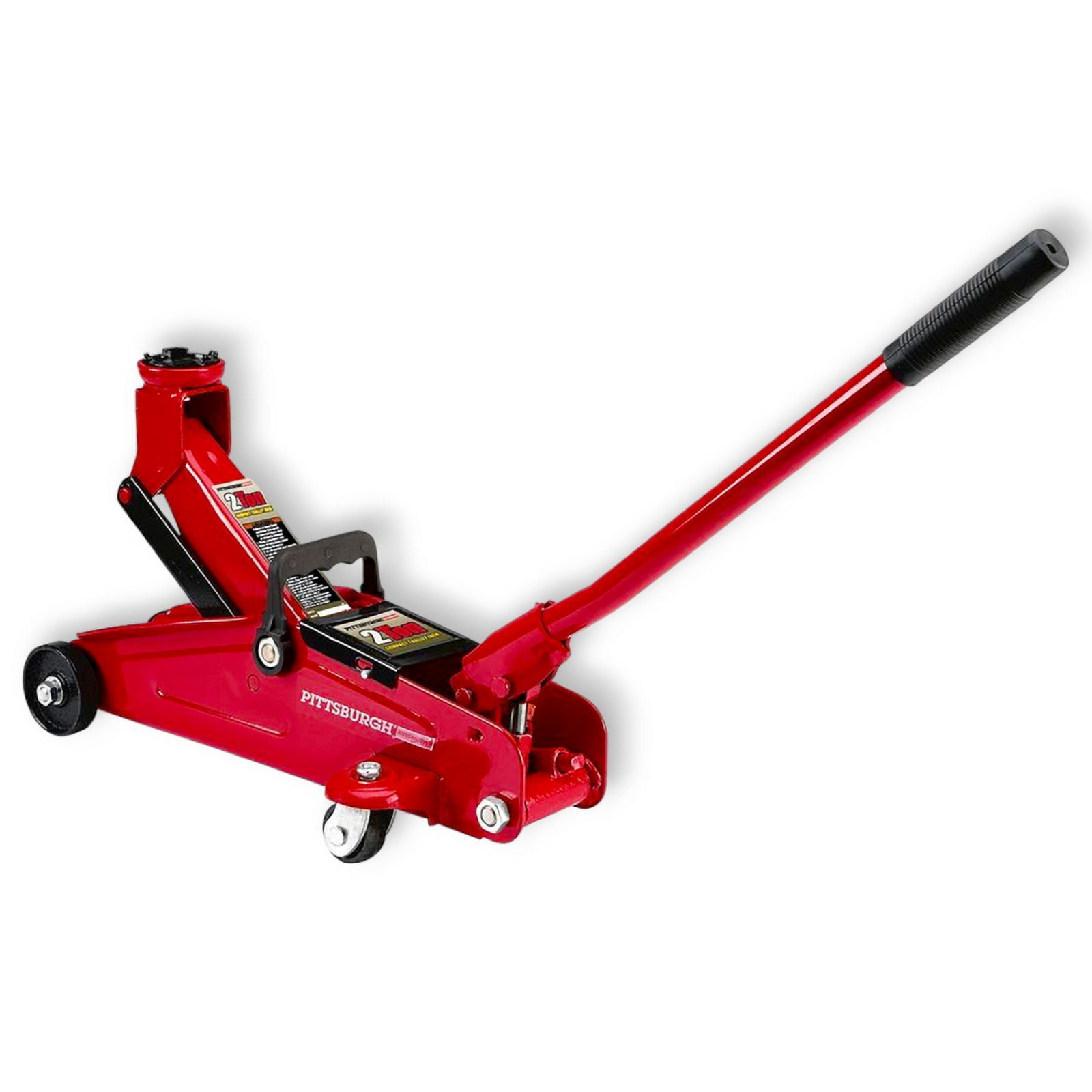 Low Profile Floor Jack  2 Ton Trolley Jack 4000LBS Capacity Heavy Steel Jack 5-3/8