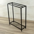 thumbnail image 2 of Kingston Brass SCC8350 31.75 in. Edenscape Freestanding Iron Towel Rack, Matte Black, 2 of 5