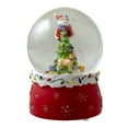 thumbnail image 4 of Northlight Santa Decorating a Christmas Tree Musical Snow Globe - 5.75", 4 of 4