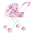 thumbnail image 2 of Cochecito de bebé para muñecas con toldo, interactivo para el desarrollo temprano Rosa, 2 of 9