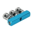 thumbnail image 2 of 3 Way Manifold Block Splitter Quick Connect Air Hose Splitter Coupler Air Compressor Splitter Pneumatic Air Compressor Manifold Fitting, 2 of 7