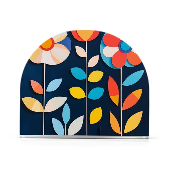 Yayeee Napkin Holder for Table Kitchen Paper Tissue Organization, Simple Floral