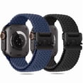thumbnail image 2 of 2-Pack Compatible Apple Watch Bands 38mm / 40mm / 41mm/ 42mm For Women and Men For Series 11 10 9 8 7 6 5 4 3 2 1 SE, 2 of 8