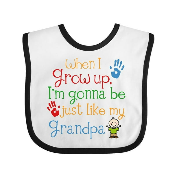 Just Like Grandpa Gift Baby Bib
