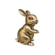 thumbnail image 5 of Estatuilla de conejo de latón, adornos de escritorio en miniatura Vintage de cobre pequeño, estatua de de Pascua para estantería, escritorio, de pie Sunnimix Estatua de conejito, 5 of 8
