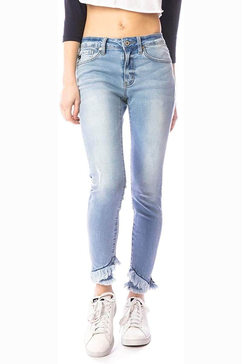 fringe ankle jeans