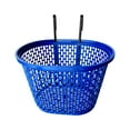 thumbnail image 2 of Collapsible Front Storage Basket Replacements Easily Disassemble and Take It Off for Shopping, Cycling Stylish with Hooks Cargo Rack Blue, 2 of 8