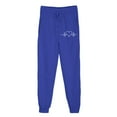 thumbnail image 4 of Makaor Women Sweatpants with Elastic Waist with Pockets Solid Baggy Fleece Loose Joggers Blue L, 4 of 4