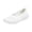 White, variant on Willtoo Orthopedic Womens Square Toe Slip‑On Casual Flats Breathable Knit Mesh Upper Walking Shoes Lightweight Platform Sole Sneakers
