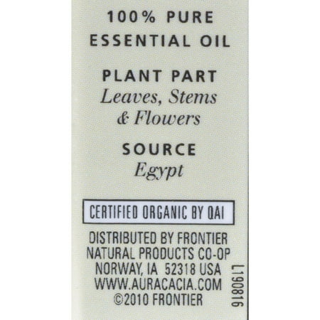 Aura Cacia Organic Basil Sweet - .25 oz