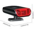 thumbnail image 3 of Car Heater 2025 Upgrade 12V Mode Car Heater Portable Car Heaters For Vehicle 2 In 1 Heating Windshield 360° Rotatable Heater Connection, 3 of 3