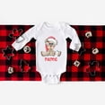 thumbnail image 4 of Body navideño personalizado con diseño de ciervo para bebé, ropa personalizada con nombre para recién nacidos, mono de manga larga para niños y niñas, trajes de fiesta para bebés, 4 of 5