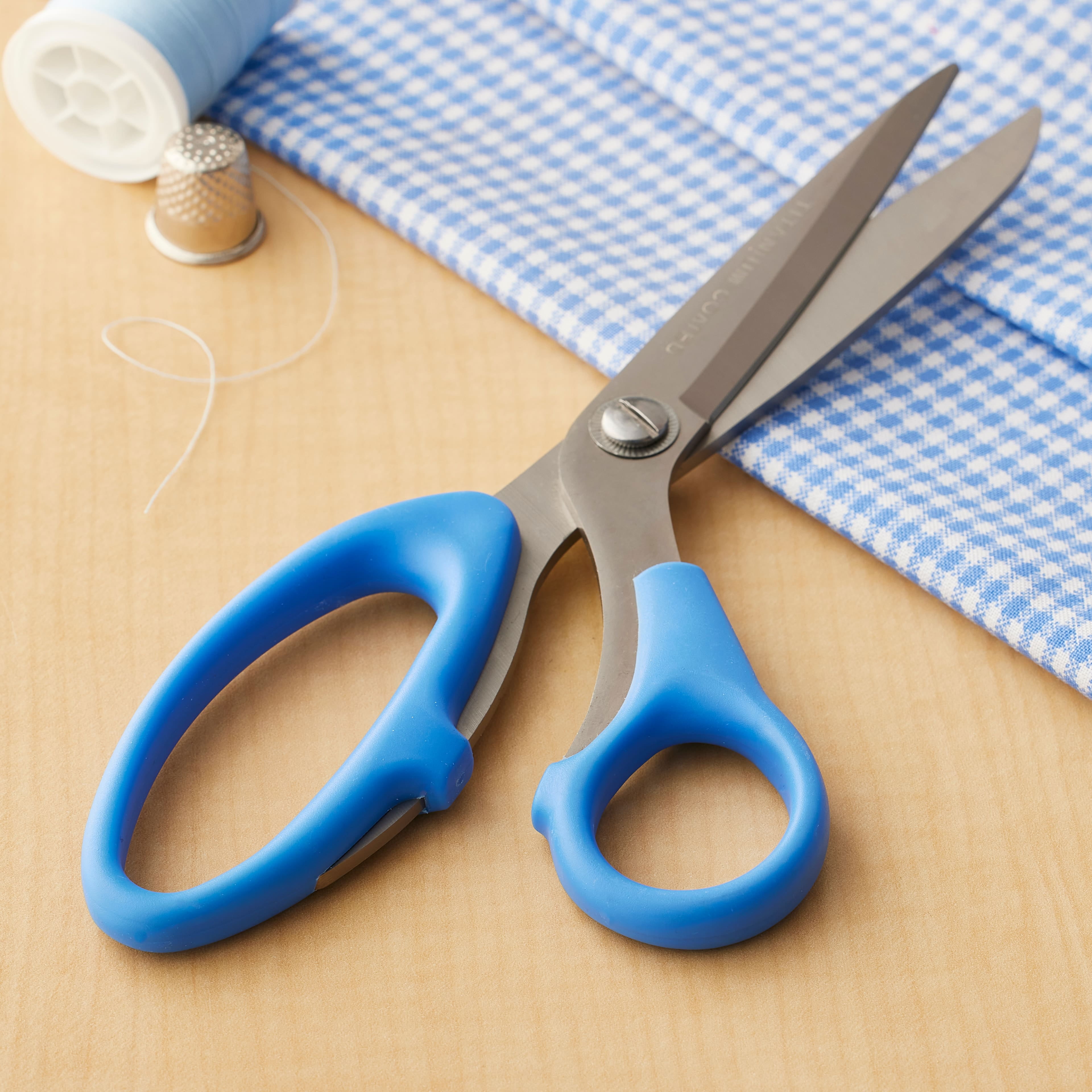 12 Pack: Titanium Alloy Bonded Steel Premium Scissors by Loops & Threads