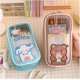 thumbnail image 2 of Brown Kawaii Pencil Case - Cute Aesthetic Pencil Pouch for Girls, Large, 2 of 5