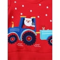 thumbnail image 3 of ATAIKU 2-7Y Kids Boys French Terry Sweatshirts Christmas Novelty Toddler Girl Crewneck Pullover Cotton Tops, 3 of 8