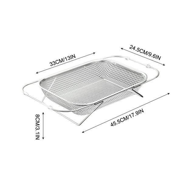 Cesta retráctil de acero inoxidable para fregadero, para lavar verduras, para cocina, lavavajillas