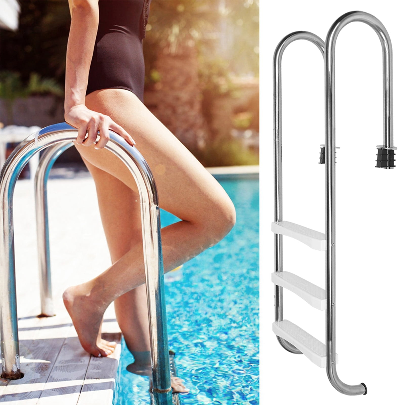 2 Pcs Bouchon En Caoutchouc De Piscine, Caoutchouc Bouchons En