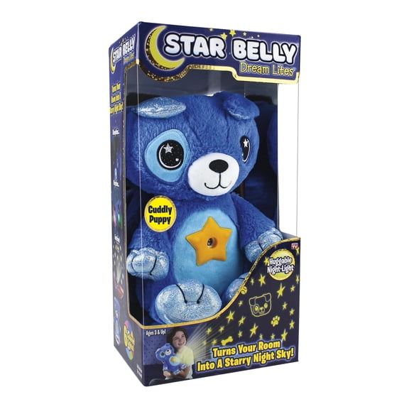 As Seen on TV Star Belly Dream Lites TV 14" Puppy Stuffed Animal